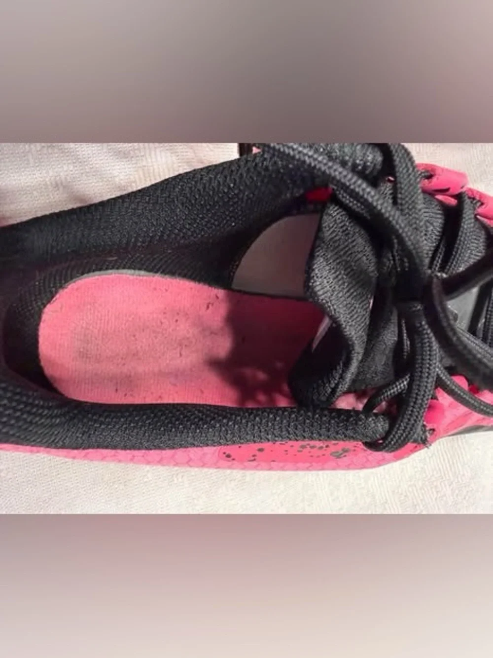 Size 11 Nike Women's Paint Splatter Pink Blast Track Spikes